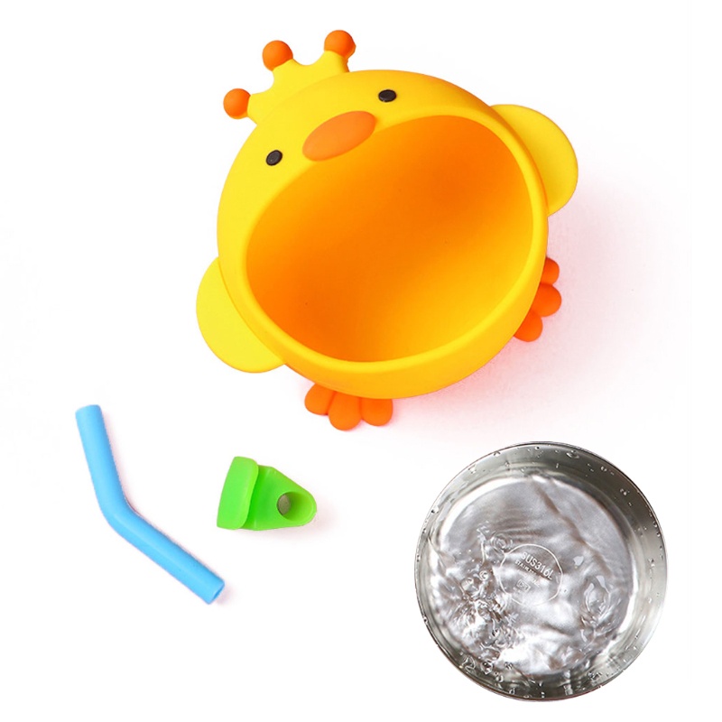 Bộ Bát Ăn Dặm Không BPA Tự Làm Giáng Sinh Cho Bé