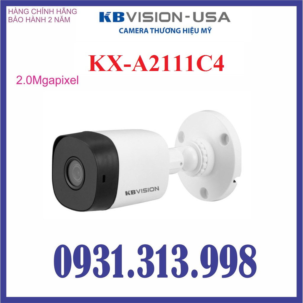 Camera 2.0mp KBVISION KX-A2111C4