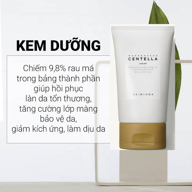 Bộ 4 Sản Phẩm Giảm Mụn Skin1004 Madagascar Centella(SRM 125ml+Toner 210ml+tinh chất 100ml+kem cream 75g)