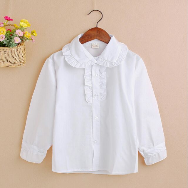 Áo sơ mi kiểu bé gái