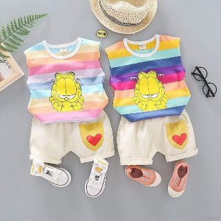 Set áo quần bảy sắc cầu vồng