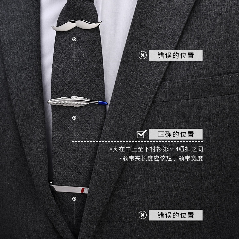 Kẹp Cà Vạt Thời Trang Công Sở Thanh Lịch Cho Nam