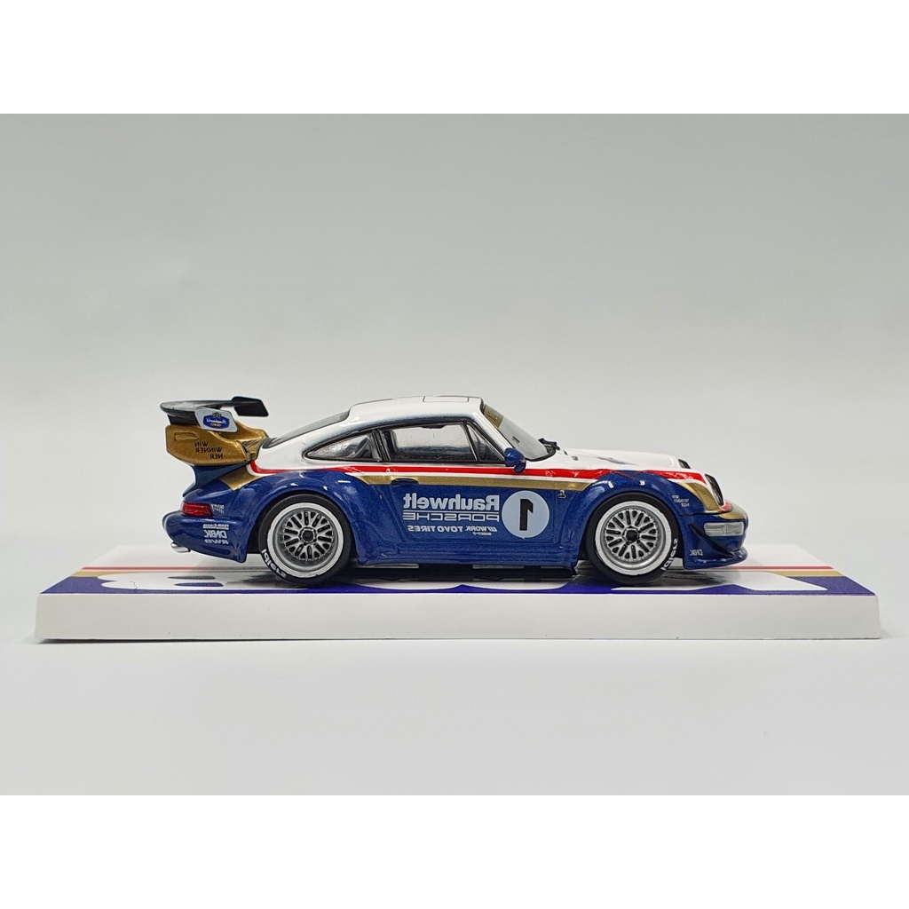 Xe Mô Hình Porsche RWB 964 Waikato 1:64 Tarmac Works ( Xanh )