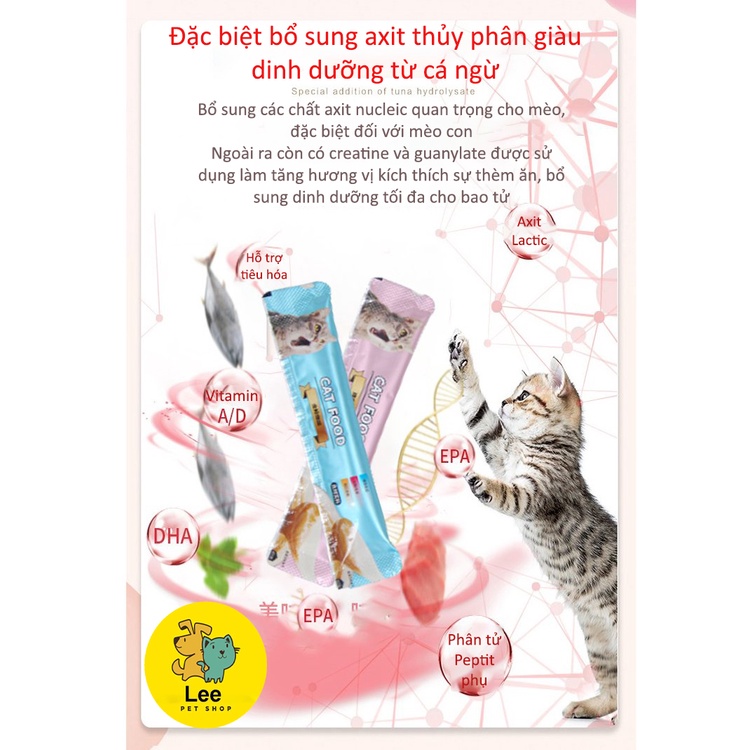Súp thưởng cho mèo - Súp thưởng cho mèo Cat Food gói 15G