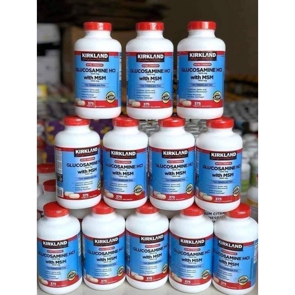 Viên uống Glucosamine HCL 1500mg Kirkland With MSM 1500mg