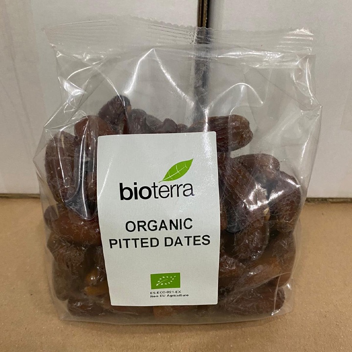 [2 loại] Chà là hữu cơ đã tách hạt Bioterra 200gr và 500gr Organic Pitted Dates