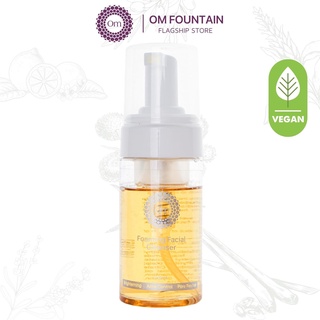 Sữa Rửa Mặt Tạo Bọt Ngừa mụn và Sáng da Tràm Trà và Tảo Biển Foaming Facial Cleanser 60ml 100ml - Om Fountain