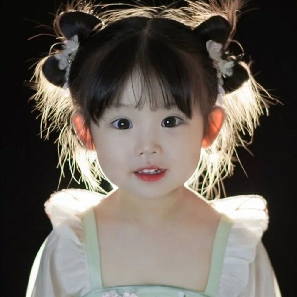 1 Tóc Giả Thắt Nơ Xinh Xắn Cho Nữ