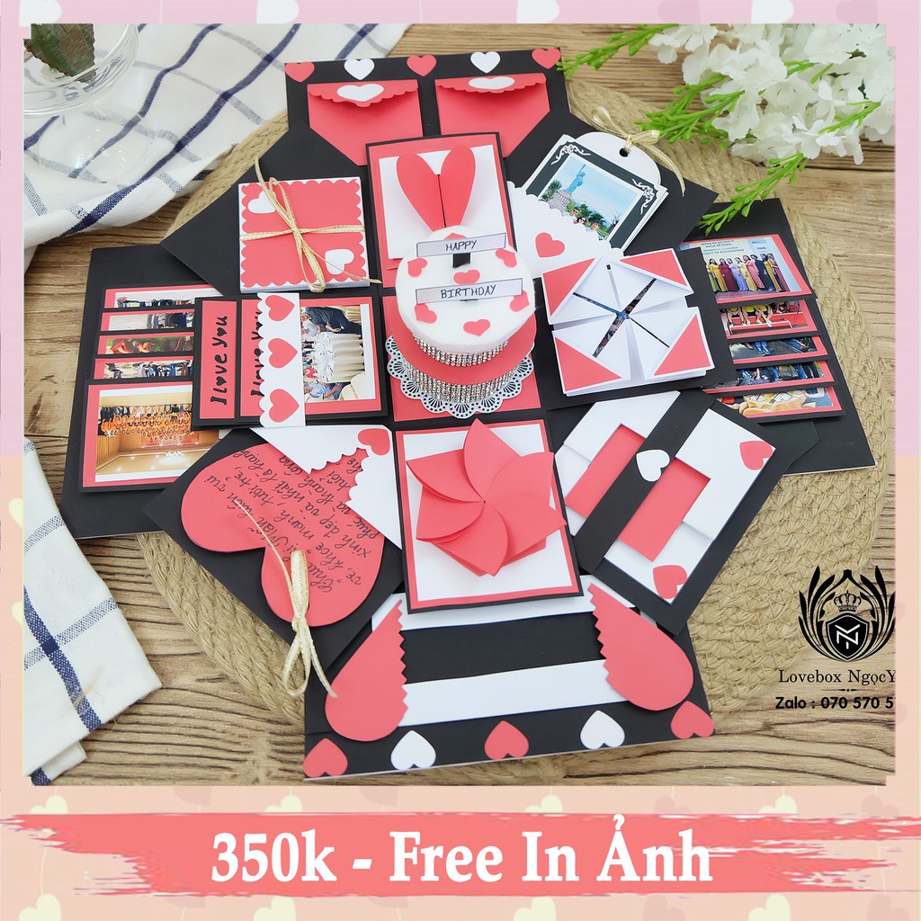 [ FREE SHIP] Hộp quà LOVE BOX M3