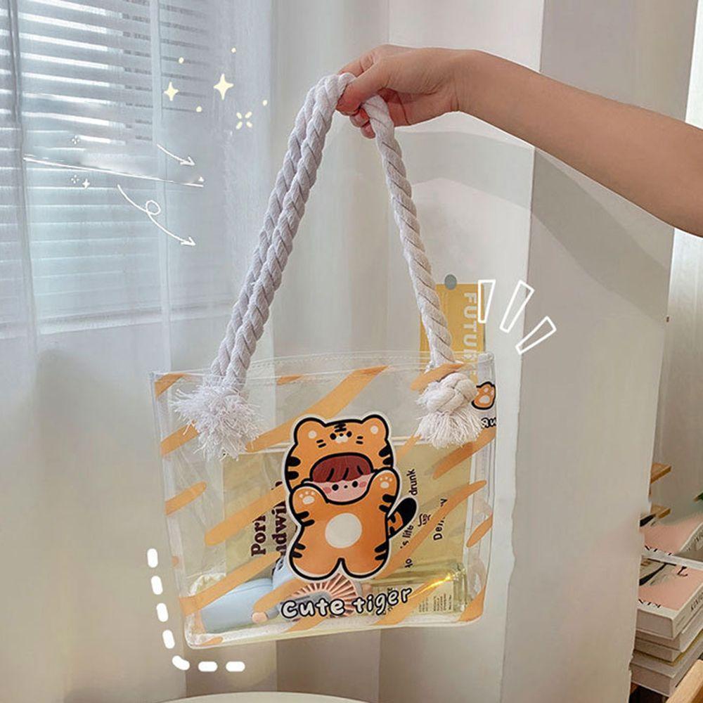 Túi Xách Nữ Trong Suốt Chống Nước Thời Trang Hàn