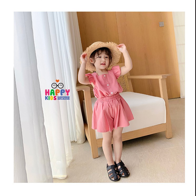 Bộ đồ bé gái, quần giả váy áo cánh tiên cho bé 10_20kg (1 đến 6 tuổi).