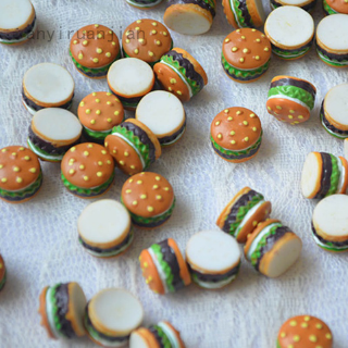 1 Mô Hình Bánh Hamburge Bằng Nhựa Trang Trí Nhà Bếp Diy