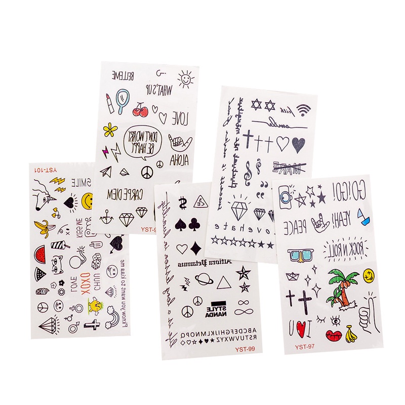 Hình xăm dán mini tattoo LIZAMO chống thấm nước nghệ thuật diy ST179