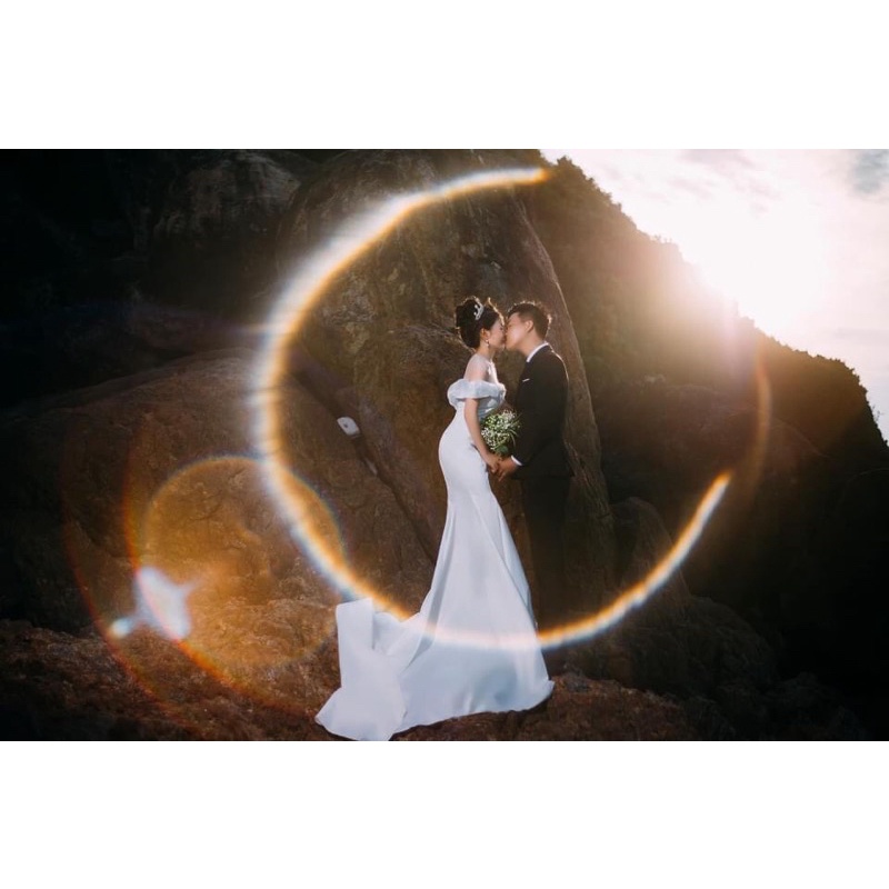 Ống kính MF Mamiya 55/1.8 flare đẹp