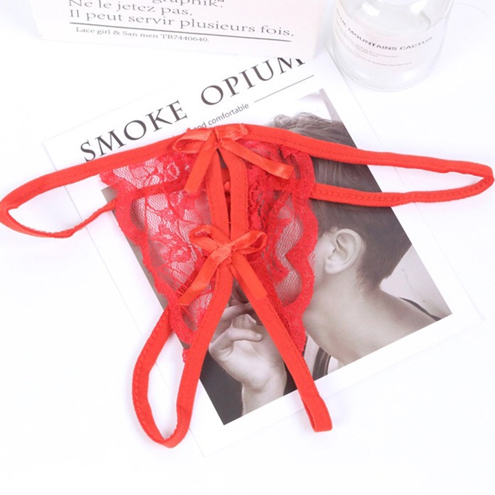 [Mã 12FASHIONSALE1 giảm 10K đơn 50K] Siêu gợi cảm với quần lót ren lọt khe Chip ren lọt khe sexy cao cấp | BigBuy360 - bigbuy360.vn