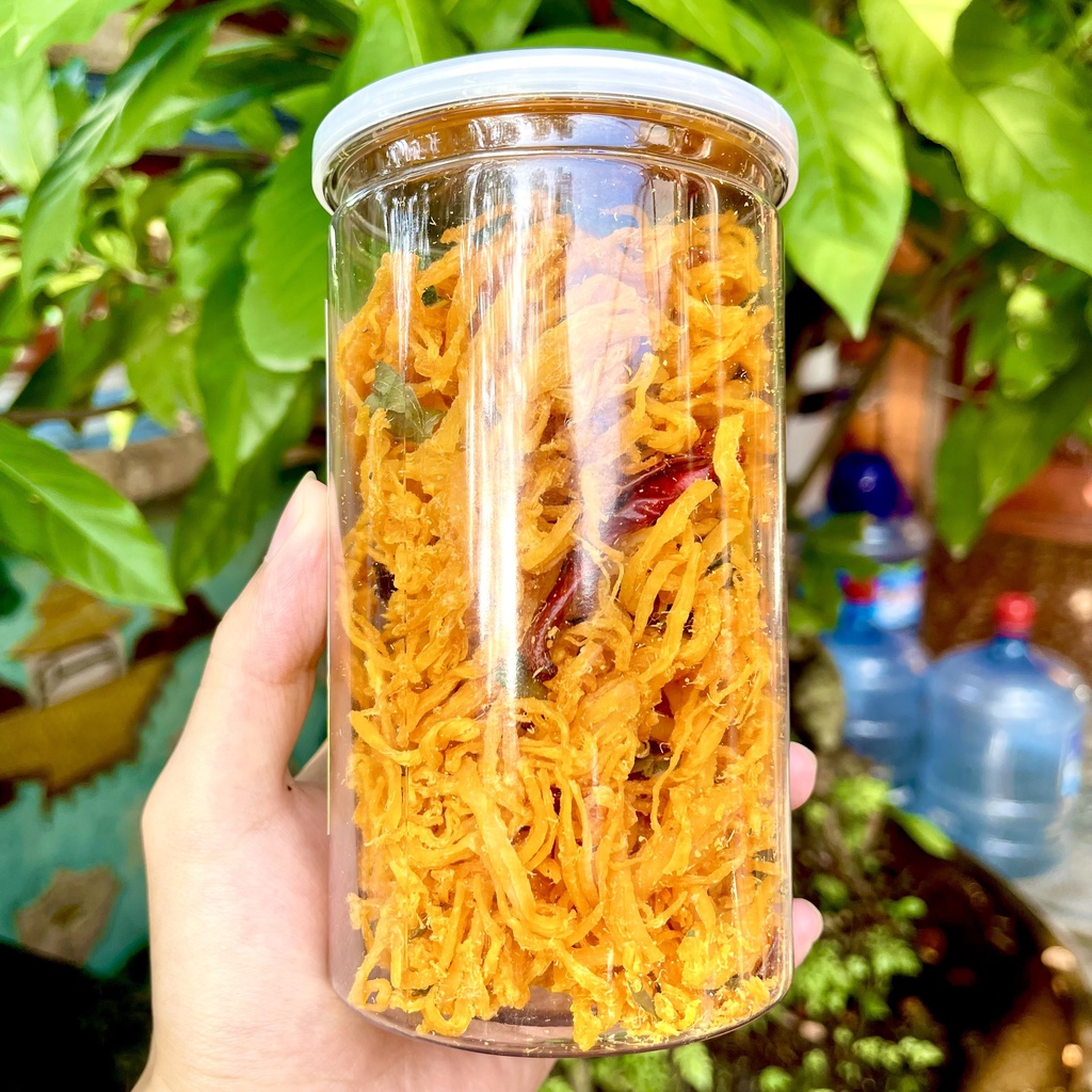 Khô gà lá chanh chuẩn vị 250g đồ ăn vặt Deelifood | BigBuy360 - bigbuy360.vn