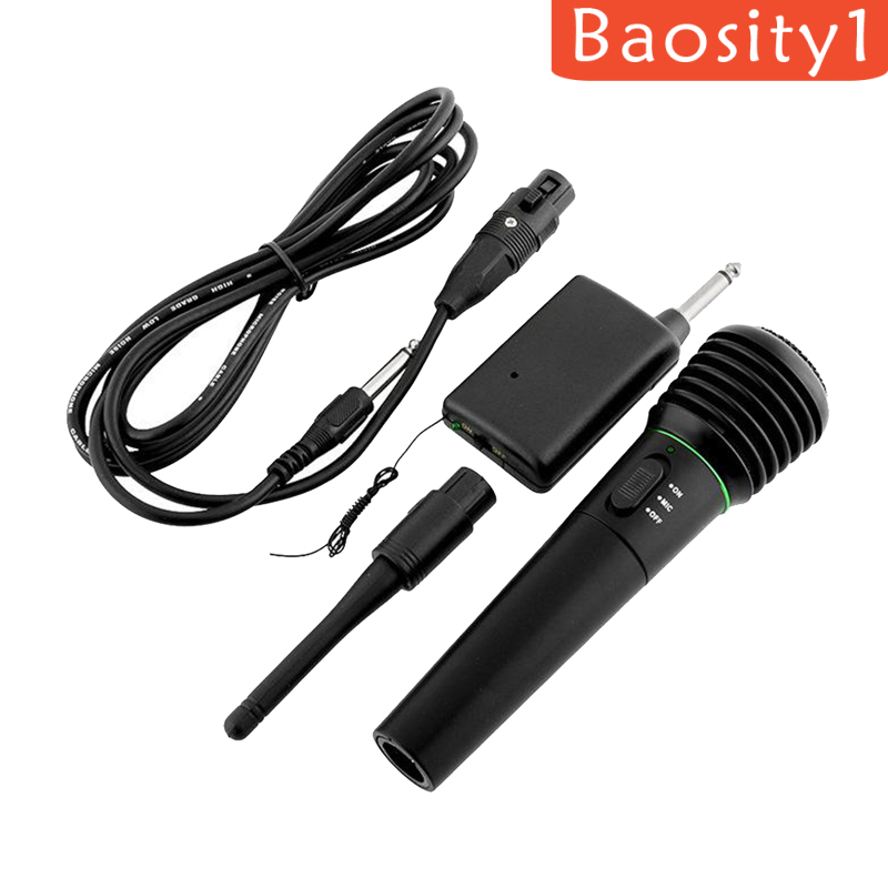 Hệ Thống Micro Cầm Tay Không Dây 2 Trong 1 Chuyên Dụng Hát Karaoke Pro Vhf