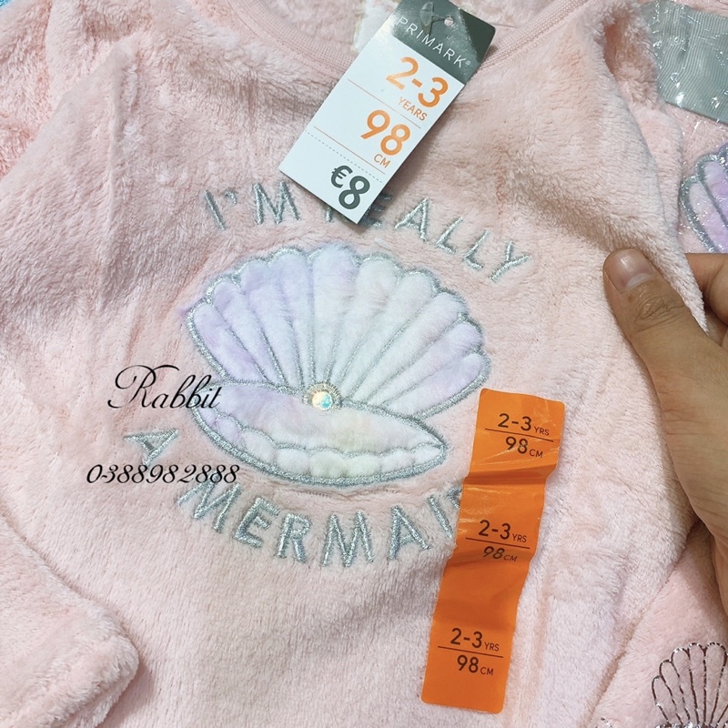 Bộ lông Primark mix mẫu-3 HÀNG SALE KHÔNG ĐỔI