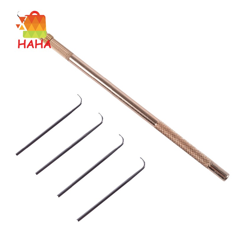 (Hàng Mới Về) Set 4 Ống Thông Hơi + 1 Đồng Thau Dùng Để Cố Định Tóc Giả