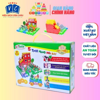 Đồ chơi ghép hình sáng tạo khám phá nông trại Sato vừa chơi vừa học tăng hiểu biết cho bé hàng Việt Nam Sato44