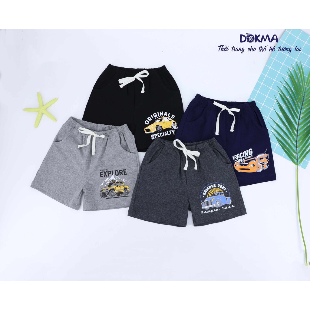 DQ196S Quần short cotton BT Dokma (2-6T)