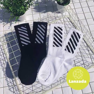 [TỔNG BUÔN] Tất off white cao cổ (ảnh thật)