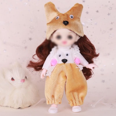 Bộ trang phục cho búp bê BJD ob11 1/12
