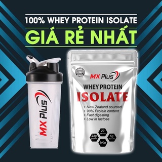 Sữa tăng cơ whey protein isolate mxplus túi 500gr- freeship