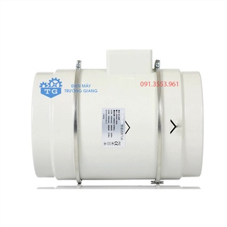 Quạt hút thông gió nối ống phi 200mm - Quạt hút đồng trục - Hàng chính hãng siêu chống ồn