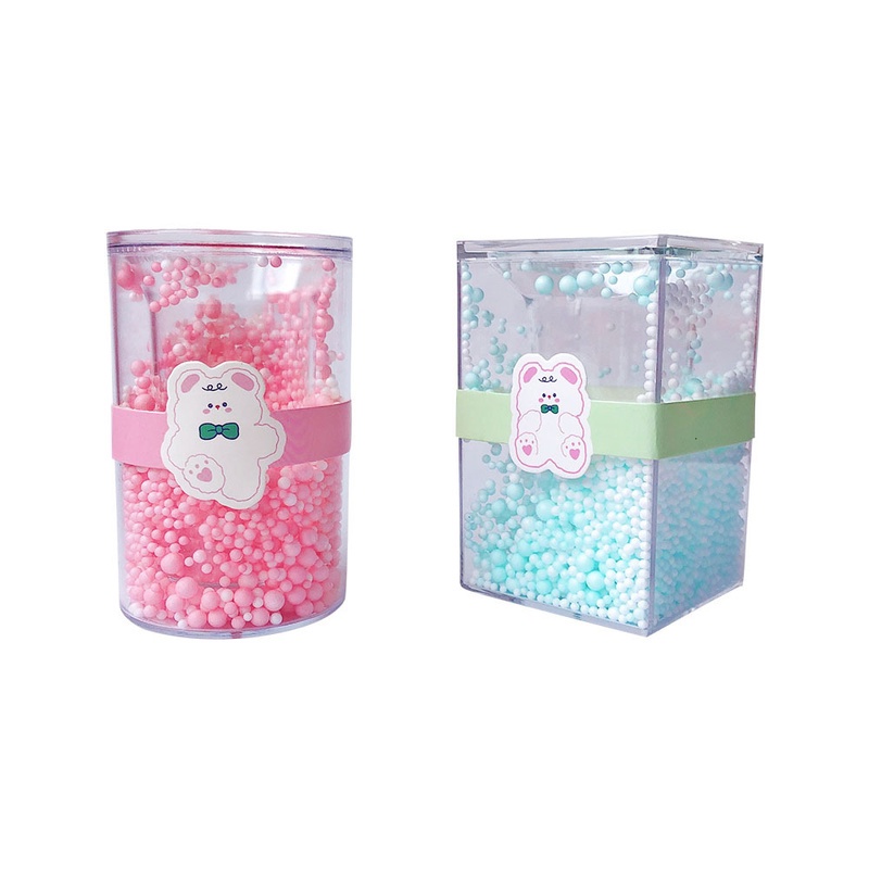Giá Đỡ Bút Chì / Cọ Trang Điểm Để Bàn Bằng Acrylic Tiện Dụng Cho Học Sinh