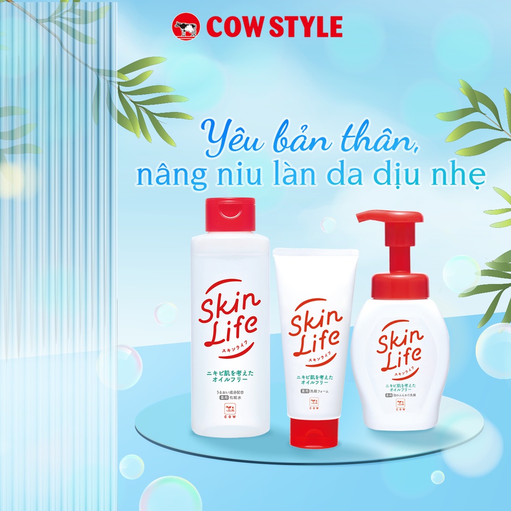 Nước Hoa Hồng Ngăn Ngừa Mụn Cow Skinlife Face Lotion 150ml