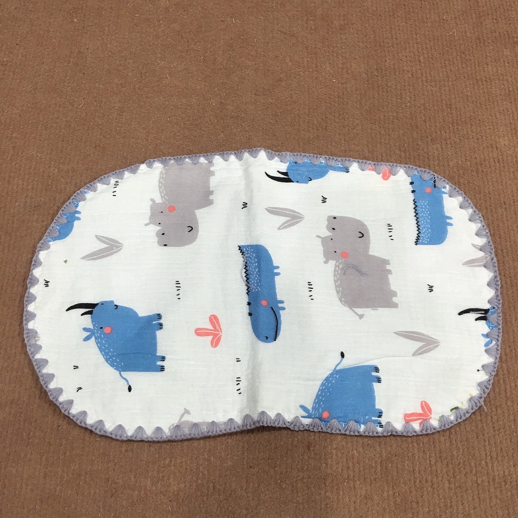 GỐI XÔ muslin4 lớp thấm hút tốt cho trẻ sơ sinh