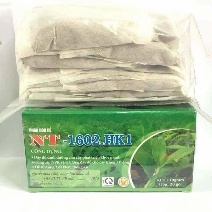 Phân bón tan chậm túi lọc NT-1602.HK1 hộp 20 gói