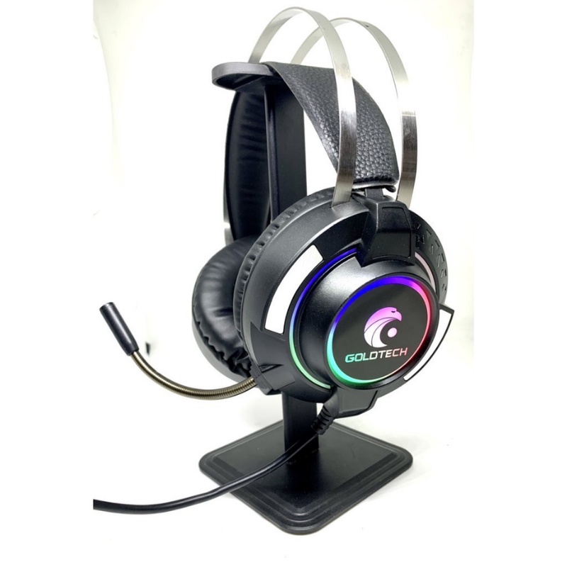 Tai Nghe Gaming Goldtech LD89 - Tai Nghe Chụp Tai Chơi Game Âm Thanh 7.1 Có Đèn Led - Bảo Hành 12 Tháng