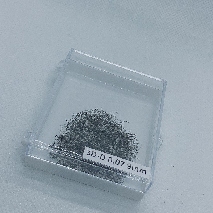 Mi fan 3D cong D / 0.07  - shop đồ nail mi Doca