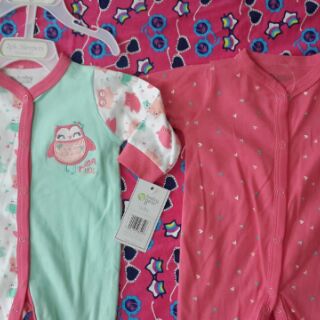 Set 2 bộ body liền vớ cho bé gái