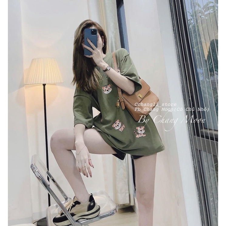 [GIÁ HUỶ DIỆT] Áo Thun Tay lỡ Hổ Báo Hot Hit -Áo Phông Rộng Nam Nữ Mặc Đơn Đôi Nhóm Phong Cách Unisex Năng Động