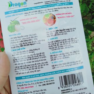 BỘT RAU CÂU DẺO DRAGON GÓI 10gr