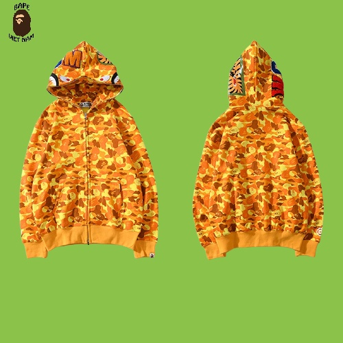 [FREESHIP] Jacket Bape Shark x PUBG fullzip , Áo khoác Hoodie Bape Cá Ngáo