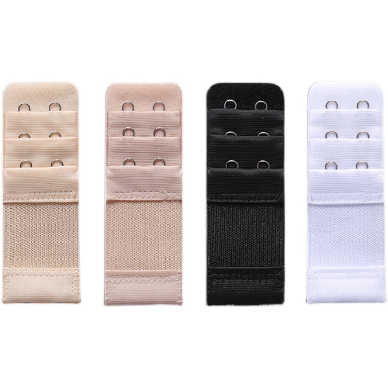 2 Móc 3 Hàng Dây Áo Ngực Co Giãn Có Thể Điều Chỉnh Dây Đeo Sau Lưng