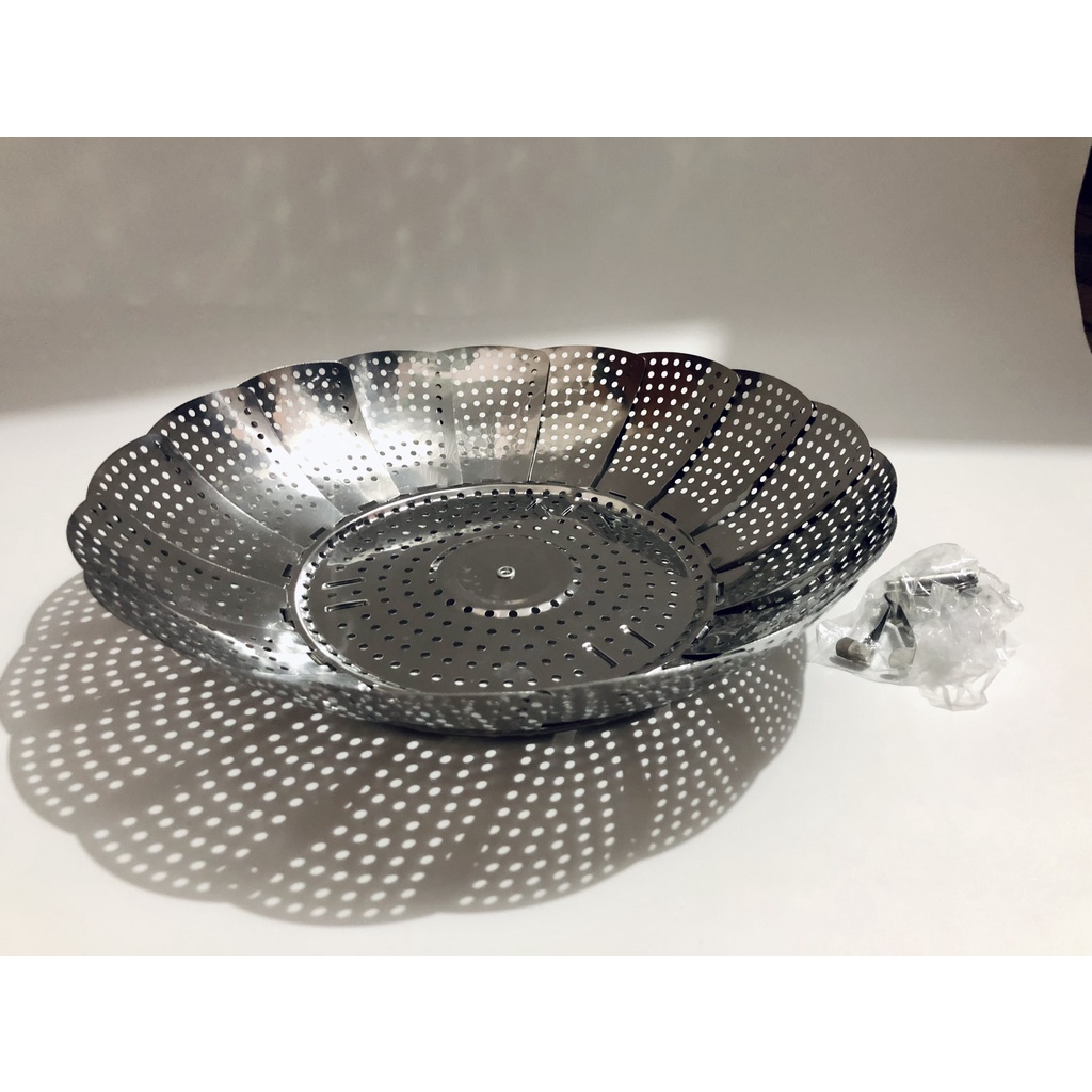 [Giá Sỉ] Vỉ Hấp Xòe, Khay Hấp Xôi Xòe Inox 304 26cm 30cm