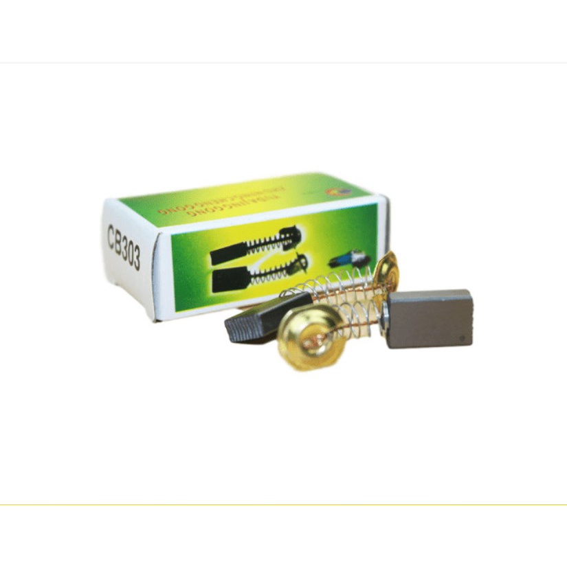 Chổi than CB303 cho máy cắt gạch, cưa gỗ các mã kích thước 5x11x16