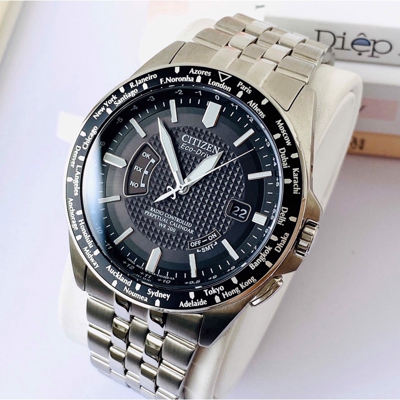 ĐỒNG HỒ NAM CHÍNH HÃNG Citizen CB0020-50E Eco Drive PERPETUAL CALENDAR