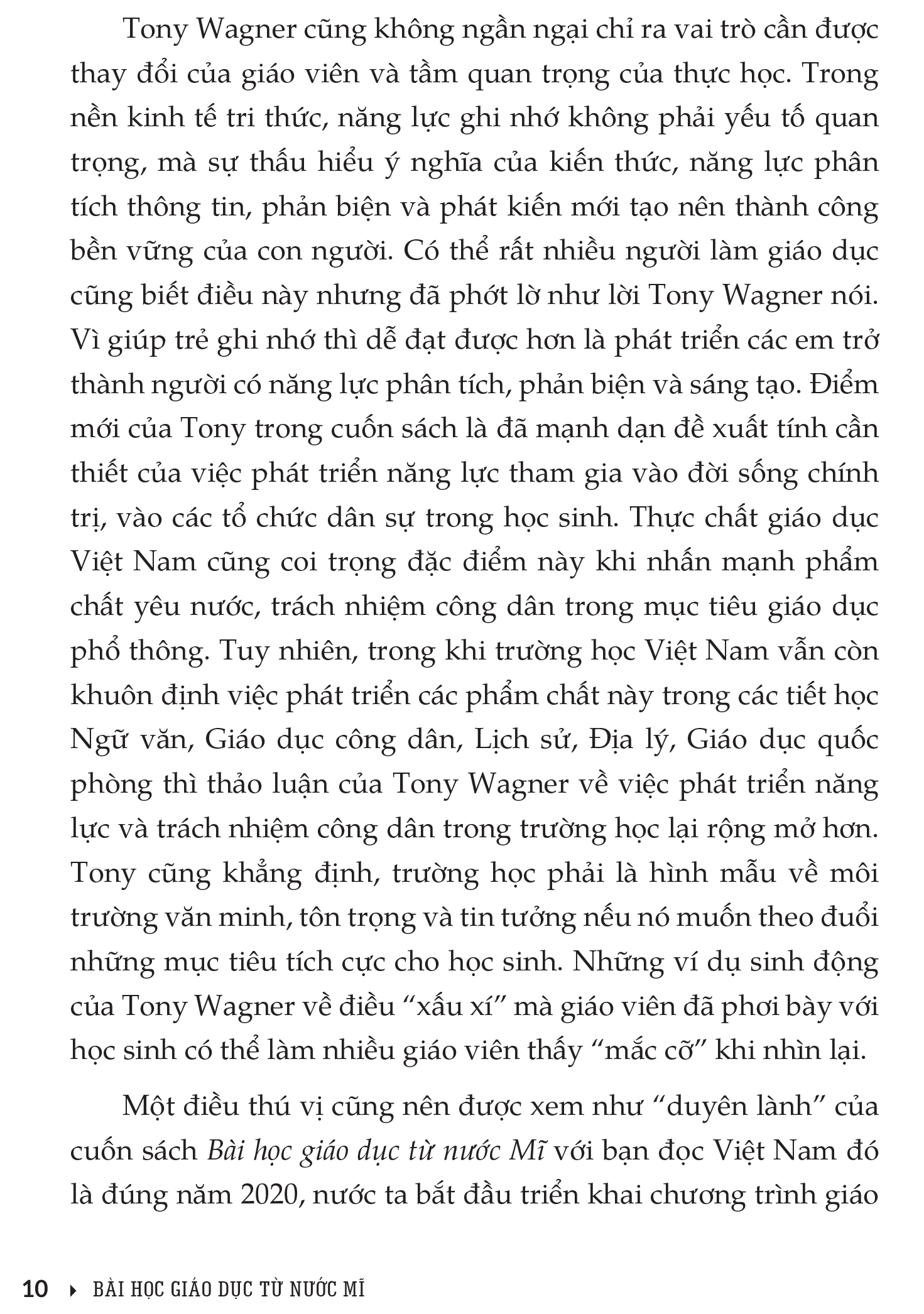 Sách Bài Học Giáo Dục Từ Nước Mĩ