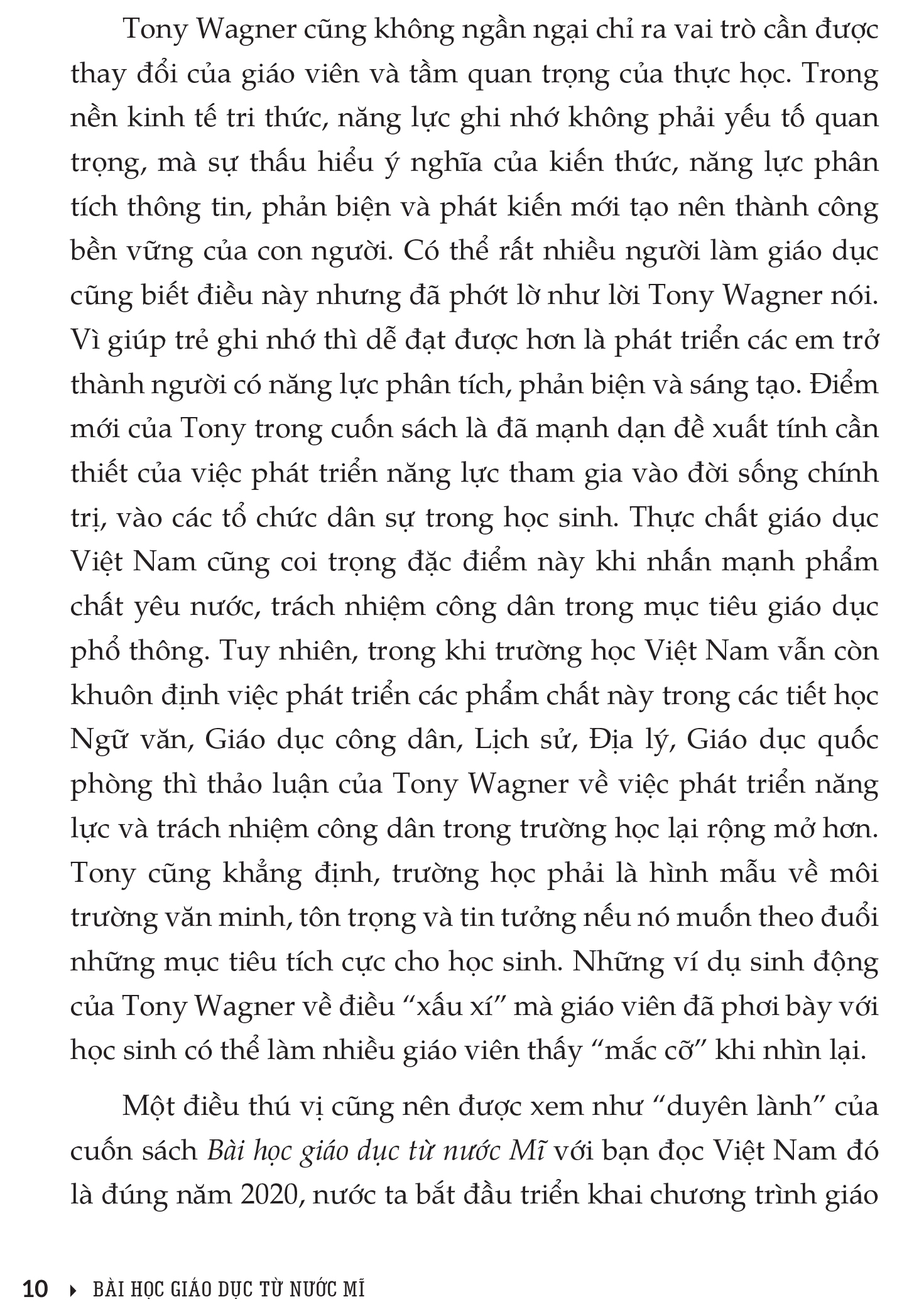 Sách Bài Học Giáo Dục Từ Nước Mĩ