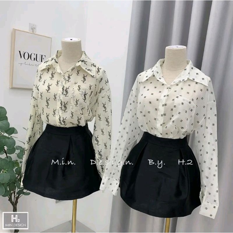 Sơ mi chữ siêu xinh