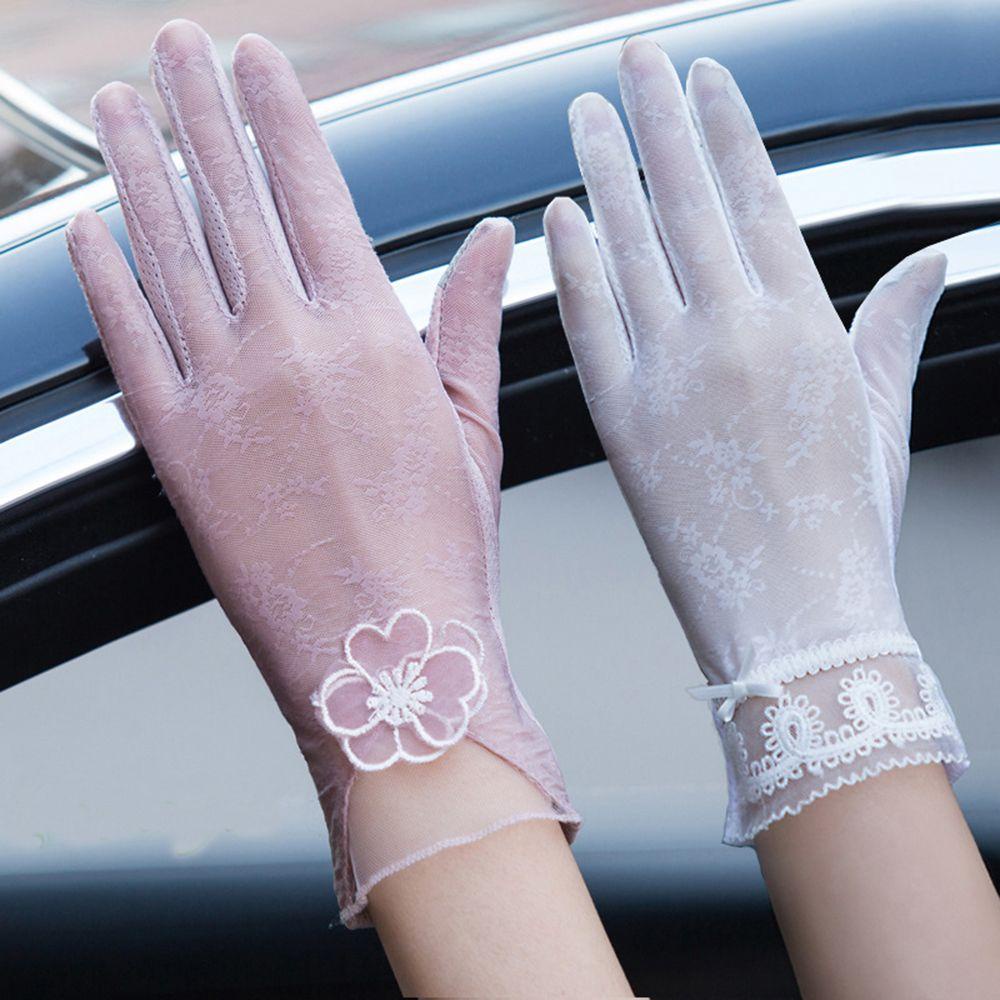 JUNE 1 Đôi Găng Tay Chống Nắng Bảo Vệ Màn Hình Cảm Ứng Cho Nữ