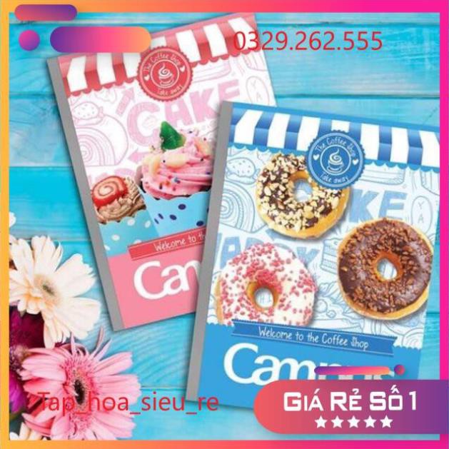(Rẻ Vô địch) Vở Campus 80 trang có chấm mẫu siêu cute