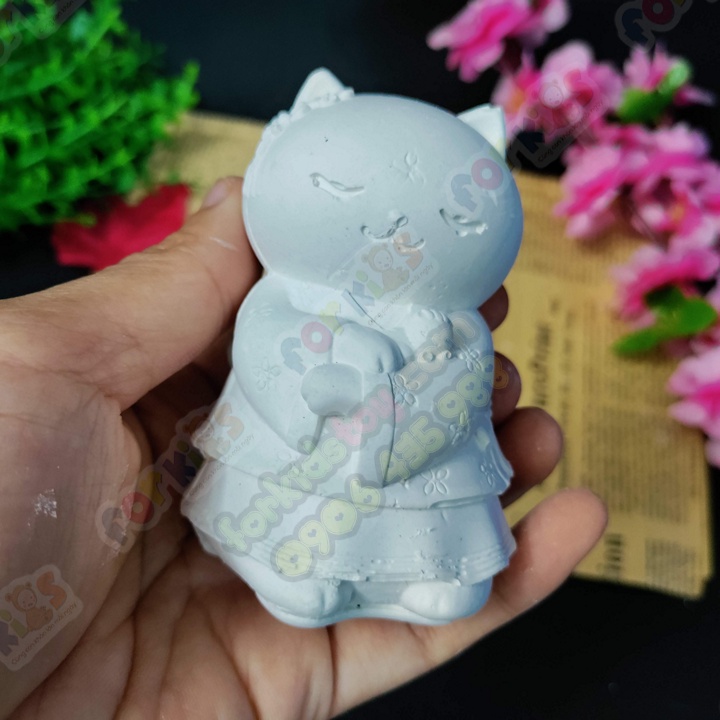 Tượng tô màu chọn mẫu, MÈO CÔNG CHÚA, size M, tượng thạch cao , tô tượng, đồ chơi cho trẻ