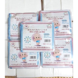Khăn sữa xô xuất nhật 3 lớp